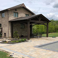 Pre-manufactured Pavilion Side View